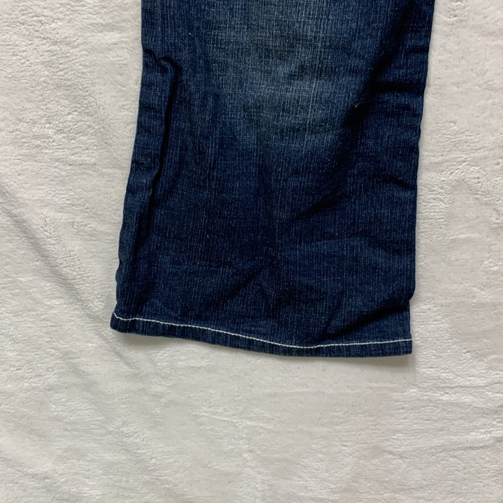 Fashion Bug blue jeans petite 16 flare leg boot cut bling new - Picture 6 of 10
